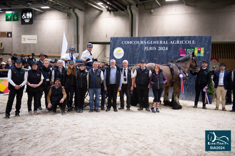 JADE DE MORMAL et HIRONDELLE DU MARAIS, menées Cyril CANONNE (Flinez Lez Râches-59)
8ème du Trophée d'utilisation Inter-Races