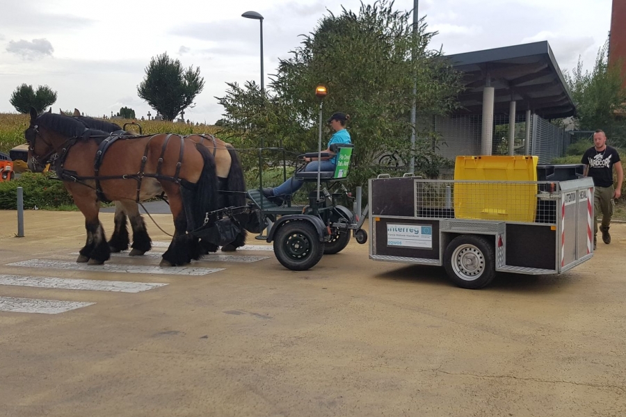 Ramassage des corbeilles de ville Cappelle en Pévèle